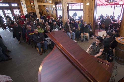 Champian Fulton performs at Clovis Point Winery in Jamesport | Katharine Schroeder photo