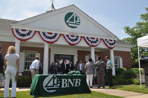 Bridgehampton National Bank celebrate the opening of its new Mattituck location in July. (Credit: Cyndi Murray file)