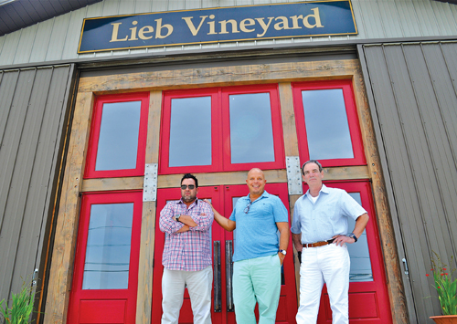 Lieb Cellars owner in front of new vineyard tasting room Lieb, Craft restaurants