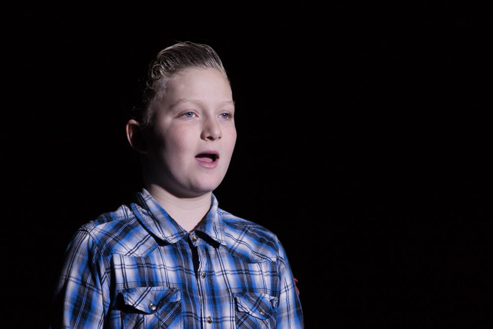 Quinn Brickman sings 