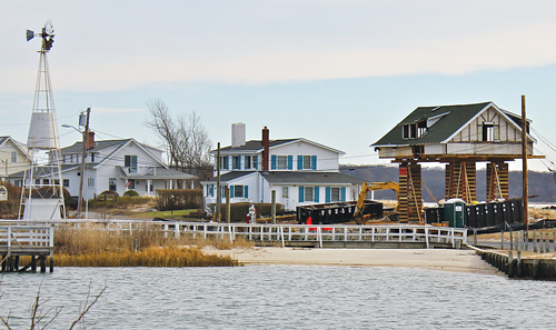 New Suffolk house doesn't have a first floor after Sandy New Suffolk house doesn't have a first floor after Sandy