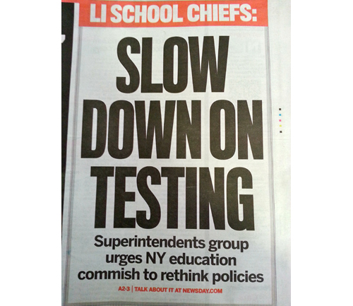 Newsday Common Core