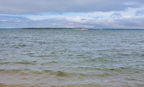 A view of Peconic Bay from Mattituck Beach. (Credit: Barbaraellen Koch, file)