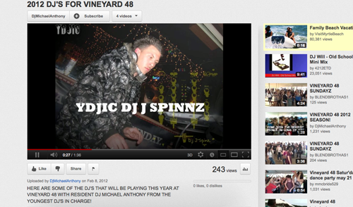 Vineyard 48 tent