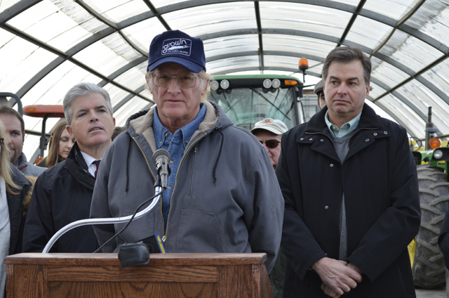 Suffolk County farmland press conference