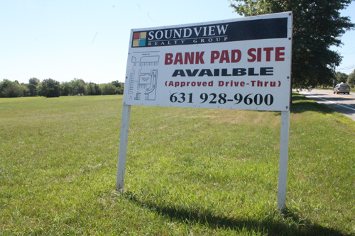 PAUL SQUIRE PHOTO | Allied Building Supply is looking to move to land in an industrial subdivision owned by 1998 Peconic LLC, a group headed by Paul Elliot of Miller Place and Jim Miller of Southold. The property is just south of the Cinco de Mayo restaurant on Route 25.